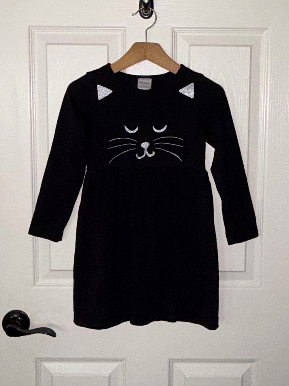 Hanna Andersson Black Cat Long Sleeve Dress 🐈‍⬛
